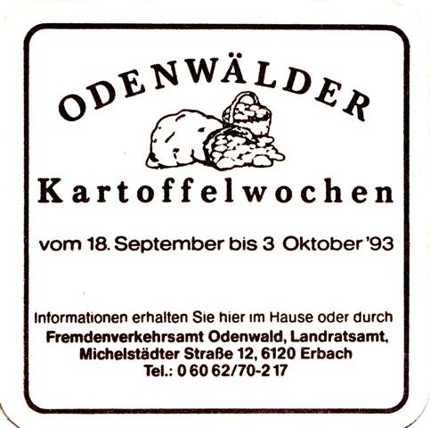erbach erb-he fremdenverkehr 1a (quad185-kartoffelwochen 1993-schwarz)
